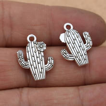 24pcs Fashion Alloy Cactus Charms Findings Jewelry Medical  Plant Necklace Bracelet Pendant Charms DIY Jewelry Making Supplies 2024 - buy cheap