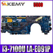 Akemy-LA-E091P CDM80 para ordenador portátil, placa base I3-7100U para Dell Latitude 5580, PF39V, NOTEBOOK y PC, nuevo 2024 - compra barato