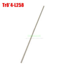 1piece WANHAO GR1 3D printer Spare Part GR1 / D8 lead screw Tr8*4 - L258 2024 - buy cheap