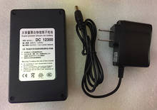 MasterFie-Batería de iones de litio recargable, superportátil, DC 12V, 3000mAh, con Funda negra para cámara CCTV, DC 12300 2024 - compra barato