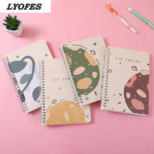 Cuaderno en espiral, diario, Cuaderno, Cuaderno, suministros de oficina, Bloc de notas, papelería, accesorios escolares, diario coreano, 4 Uds. 2024 - compra barato