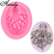 Amoliy Octopus Silicone Mold Fondant Molds Chocolate Candy Moulds DIY Baking Tools Cake Decorating Tools Moldes Para Reposteria 2024 - buy cheap