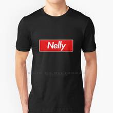 Nelly Name Label-Gift For Female Named Nelly T Shirt 100% Pure Cotton Nelly Female For Nelly Nelly Label With Name Custom 2024 - buy cheap