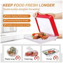 1pc Clever Tray Creative Food Preservation Tray Plastic Kitchen Food Storage Tray Food Fresh Organizer Reusable Serving Trays 2024 - buy cheap