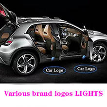 YSY 2 шт./лот светодиодные двери автомобиля Добро пожаловать свет Любезно светодиодный лазерный проектор автомобиля логотип призрак тени свет 2024 - купить недорого