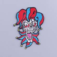 Diy Joker Patch Skeleton Patch Iron On Patches On Clothes Stripe Sticker  Applique Patches Embroidered Patch For Clothing Sewing 2024 - buy cheap