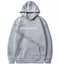 SpaceX Men's Hoodies Elon Musk heavy falcon Mars starman car rocket StarmanX Women Sweatshirt Hoody Tops Tesla Roadster 2024 - buy cheap