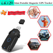 Rastreador GPS LK120, dispositivo de seguimiento en tiempo Real, localizador GPS GSM GPRS, seguimiento de mapas de Google, alarma de movimiento de valla Geo impermeable 2024 - compra barato