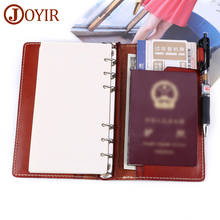 JOYIR Genuine Leather Women Men Card Holder Long Wallet Passport Holder Notebook Pocketbook for Busniess Work Office Quality 2024 - buy cheap