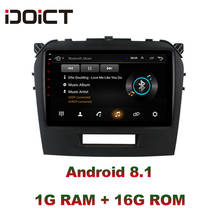 IDOICT  Android 8.1 Car DVD Player GPS Navigation Multimedia For Suzuki Vitara radio 2015-2016 car stereo wifi bluetooth 2024 - buy cheap