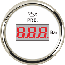 Medidor Digital de presión de aceite para coche, barco, camión de yate, 0-10Bar, pantalla Lcd, 10-184ohm, luz trasera roja, 1 ud. 2024 - compra barato