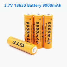 Batería recargable de litio, 9900mAh, 18650 mAh, 9900 V, linterna brillante 2024 - compra barato
