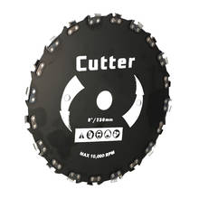 9" 230mm 20 Teeth Lawn Mower Circular Saw Web Electric Weeder Accessories Gasoline Brush Cutter Right Angle Chain Saw Disc 2024 - buy cheap