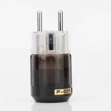 2Pcs High Quality Rhodium Plated P004E Schuko EU Male Power Plug Connector 2024 - buy cheap