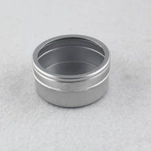 100pcs 40g empty skin care cream aluminum containers with window cap,metal aluminum jar window lid ,metal bottle tin pot can 2024 - buy cheap