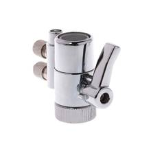 Water Filter Faucet Dual Diverter Valve M22 To 1/4" Chrome Plated Brass 2024 - buy cheap