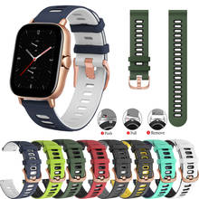 Pulseira de silicone para huawei watch gt2 pro, pulseiras de reposição para relógio inteligente, 20mm 2024 - compre barato