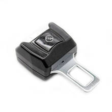 1PCS Free Car Logo Universal Vehicle Seat Belt Extension Padding Extender Strap Safety Buckle Clip Plug 2024 - buy cheap