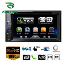 Автомобильный мультимедийный DVD-плеер WINCE, 2DIN, 6,2 дюйма, с HD 1080P видео, AM/FM, RDS радио, сенсорным экраном, Bluetooth, GPS-навигацией 2024 - купить недорого