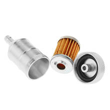 Universal Motorcycle Inline Gas Fuel Filter For 1/4'' 6mm Pipe 2024 - buy cheap