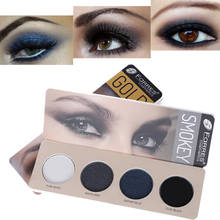 Farres-paleta de sombras de ojos ahumadas, 4 colores, pigmento Azul, Gris, Morado, resistente al agua, mate, sombra de ojos, Cosméticos TSLM2 2024 - compra barato