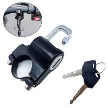 Motorcycle Handlebar Lock Durable Security Portable Anti-Theft Helmet Lock Fits 22mm Handlebar For Honda Yamaha Kawasaki Suzuki 2024 - buy cheap