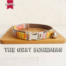 MUTTCO-collar de gato de estilo folclórico bohemio único, diseño al por menor, 2 tamaños, gris, UCC051 2024 - compra barato