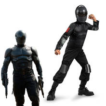 Superhero Costumes Jumpsuit For Boys Cobra Cosplay Helloween Costume For Kids Super Ninja Gift 2024 - compra barato