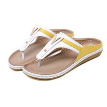 ZZPOHE-zapatos de ocio para mujer, chanclas de fondo suave a la moda, zapatillas planas de talla grande para playa y verano, 2019 2024 - compra barato