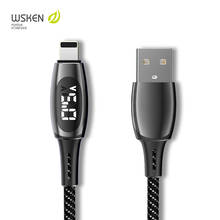 Wsken Cable for iphone 11 Pro X XS Max Xr 8 7 6 6s Plus SE 2020 5s LED Display Cables 2A Fast Charging Data Cable Charger Cord 2024 - buy cheap