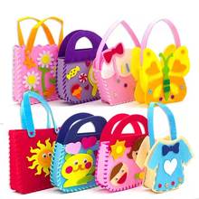 Montessori Toys Education Handmade DIY Set Cartoon Fabric Hand Bag Arts And Crafts Sensory Learning Toys For Children Kids Gift 2024 - buy cheap