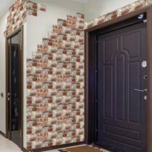 9Pcs 20x10cm Self Adhesive 3D Wall Stickers Marble Texture Waterproof Tile Sticker DIY House Floor Wall Decor Kids room DIY 2024 - buy cheap