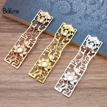 BoYuTe (20 unids/lote) aleación de Metal 73*19MM Cuadrado hueco accesorios para el cabello DIY joyería hecha a mano hallazgos componentes 2024 - compra barato