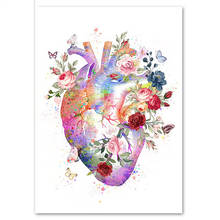 Arte de anatomía del corazón médico humano, pintura de diamantes completa cuadrada/redonda, 5D, bordado de diamantes, punto de cruz, mosaico de diamantes BY85 2024 - compra barato