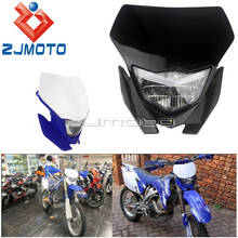 Dual Sport Enduro Motocross Headlight Headlamp Fairing Mask Front Running Light For Yamaha YZ XT WR TTR TT WRF 250/400/426/450 2024 - buy cheap