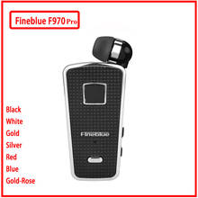 Fineblue-Mini auriculares intrauditivos portátiles F970 Pro, con Bluetooth 5,0, clip de cuello, tipo telescópico, para negocios, deportivos, con vibración, 10 horas 2024 - compra barato