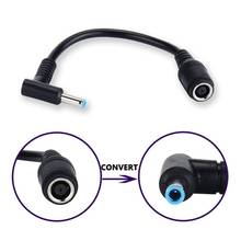 Convertidor de cargador de corriente CC de 7,4mm a 4,5mm, Cable conector adaptador de CC de repuesto ideal para HP Dell Blue Tips, 1 unidad 2024 - compra barato