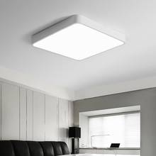 Luz cuadrada y Rectangular de techo LED, lámpara de techo para sala de estar, dormitorio, comedor, accesorio de Iluminación comercial 2024 - compra barato