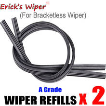 2PCS 6mm Universal Auto Vehicle Insert Soft Rubber Strip Refill For Frameless Wiper Blades 26" 24" Car Accessories (Cut To Size) 2024 - buy cheap