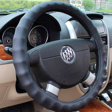 Cobertura de volante do carro 37-38cm universal alta qualidade couro do plutônio volante capa acessórios do carro es6 x40 2024 - compre barato