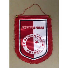 Чешская Республика SK Slavia Praha 30 см * 20 см размер двухсторонние рождественские украшения для дома висящий флаг баннер подарки 2024 - купить недорого