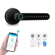 YOHEEN Bluetooth Lock TTLOCK Smart Home Door Lock Fingerprint Electronic Lock Password Door Handle Lock 2024 - buy cheap