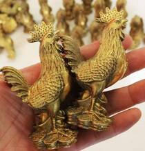 office] Home Furnishing crafts copper Rooster lucky feng shui ornaments jewelry gift sculpture  ZZ 2024 - купить недорого