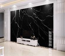 Black Marble Wallpaper Mural Wall Art Decor 3D Wall Paper for Living Room Bedroom Murals Contact Paper Papel De Parede 3D 2024 - buy cheap