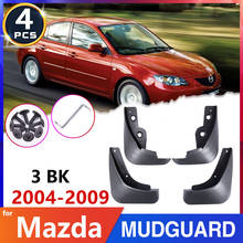 Щиток грязи для шин Mazda 3 BK седан 2004 2005 2006 2007 2008 2009Car Брызговики автомобильные аксессуары наклейка 2024 - купить недорого
