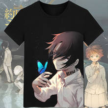 New The Promised Neverland cosplay T-shirt Fashion Anime Emma Norman Ray T-Shirt  Short Sleeve Tops Tee 2024 - buy cheap