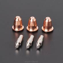 10Pcs/Set S45 Consumables Kit Electrode 0.8mm Nozzle Tip For Plasma Cutter Torch  M29 21 Dropshipping 2024 - buy cheap