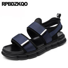 Sandalias de gladiador informales para hombre, zapatos de cuero genuino con punta abierta, a la moda, estilo italiano 2024 - compra barato