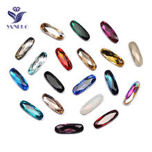 YANRUO 4161 удлиненный багет, камни для шитья, стразы, кристалл, аппликация, сделай сам, ювелирное изделие, точечное стекло, стразы для рукоделия 2024 - купить недорого
