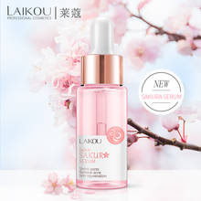 LAIKOU-suero facial Sakura para el cuidado de la piel, suero facial japonés que reduce los poros, elimina el acné, líquido hidratante, aclara la piel, 15ML 2024 - compra barato
